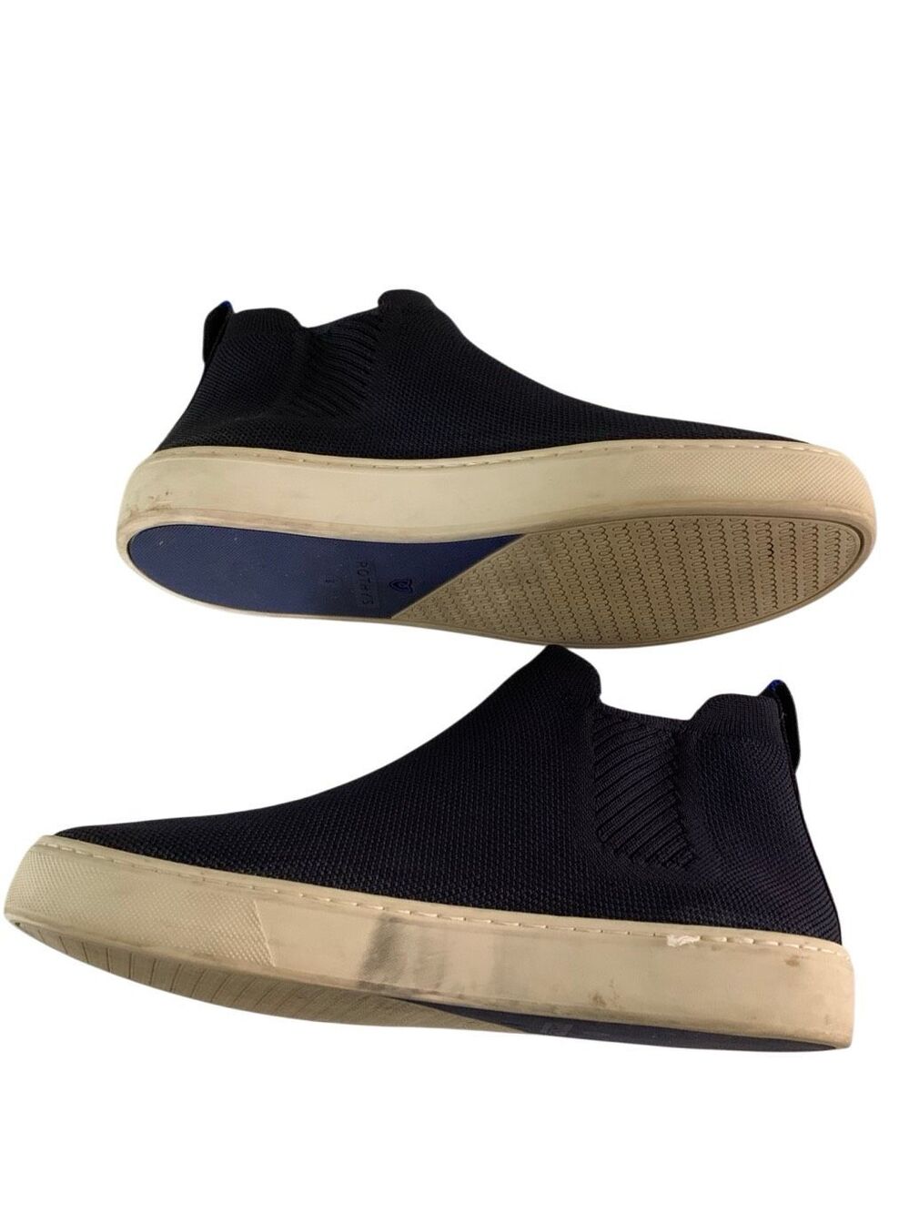 Rothy's chelsea slip on sneaker navy women's size 8